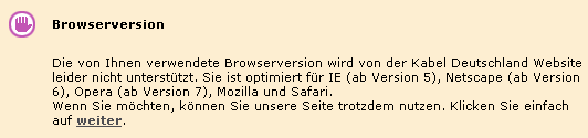 Browserweiche